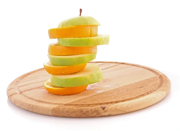 Orange and apple mix — Stock Photo, Image