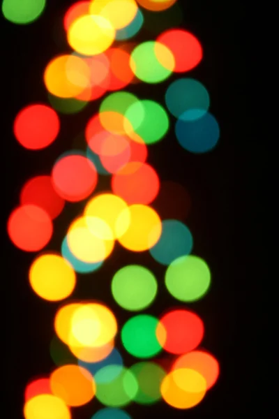 Latar belakang pencahayaan Natal penuh warna — Stok Foto