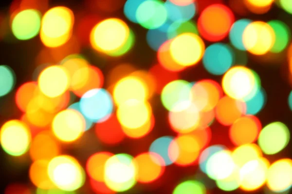 Colorful christmas lights background — Stock Photo, Image