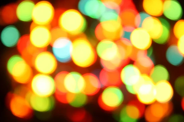 Color christmas lights background — Stock Photo, Image