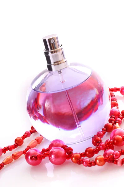 Perfume bottle on white backgroun — Stock Photo, Image
