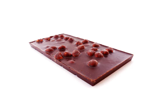 Chocolate with nuts — Stock Photo, Image
