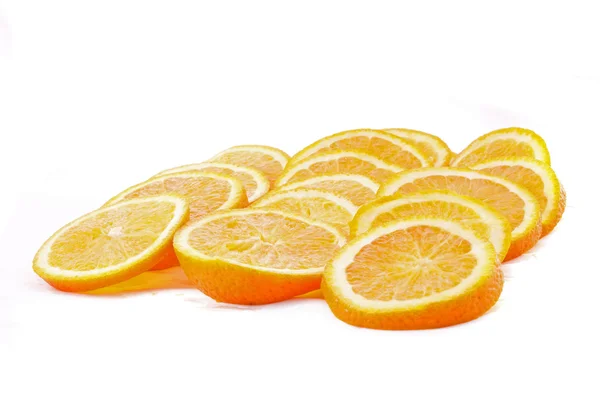 Many sliced oranges — Stock Photo, Image