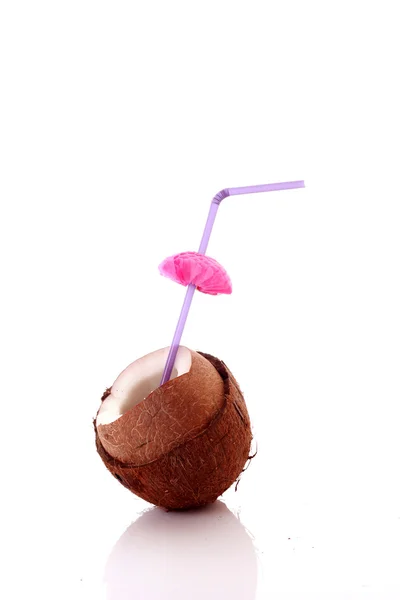 Čerstvé tropické koktejl s kapkou — Stock fotografie