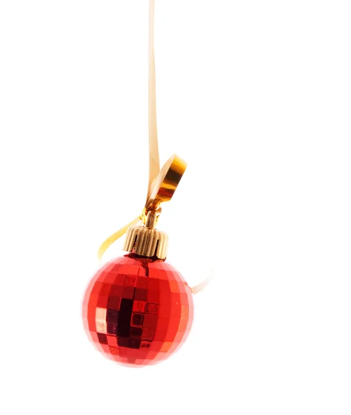 白で隔離されるクリスマス電球 — ストック写真