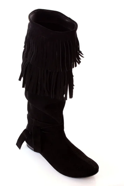 Black female boot — Stock Photo, Image