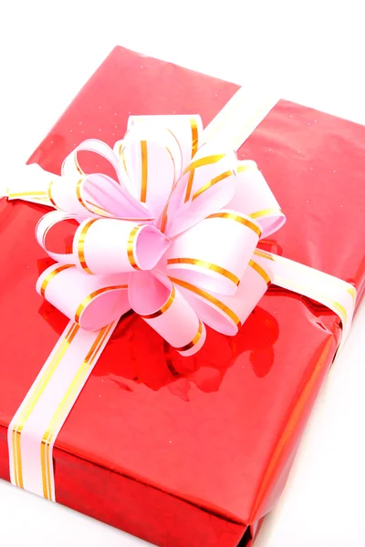 红色圣诞礼品盒 — 图库照片