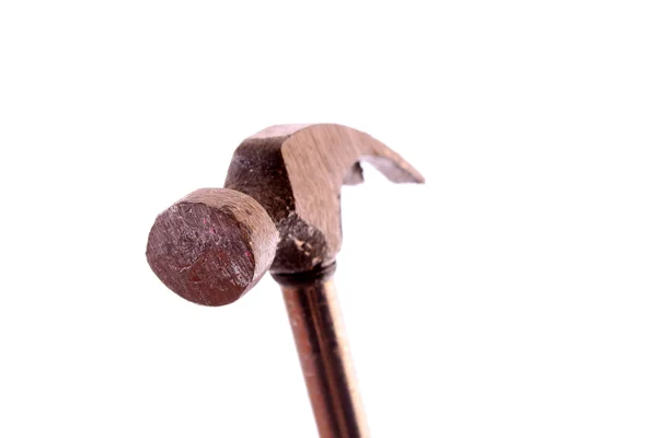 Pequeño martillo sobre blanco — Foto de Stock