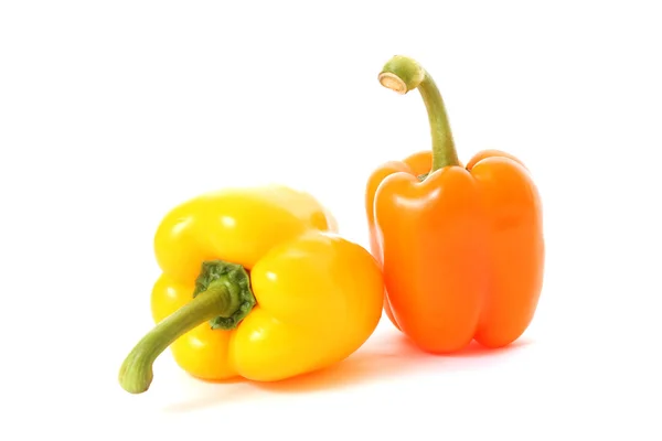 Orange pepper on white background — Stock Photo, Image