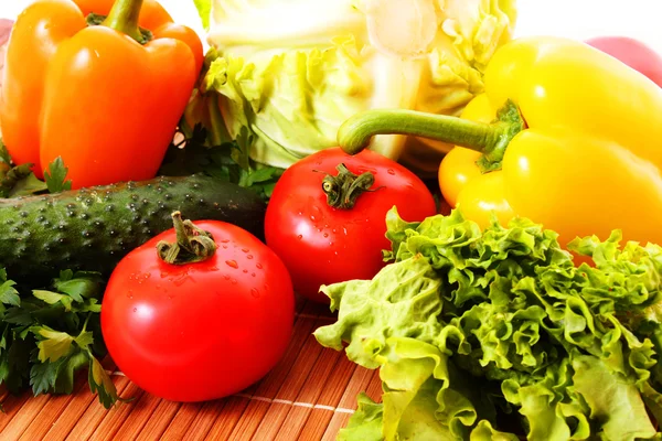 Kolekce různých druhů zeleniny — Stock fotografie