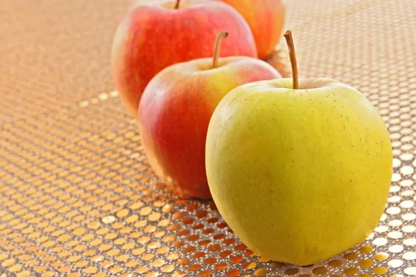 Fresh juicy red apples, natural background. Close Up of apples in box.  Harvest, vitamins, vegetarians, fruits, crop . Organic gardening. Long-term  storage of apples. Organic apples for food or juice.