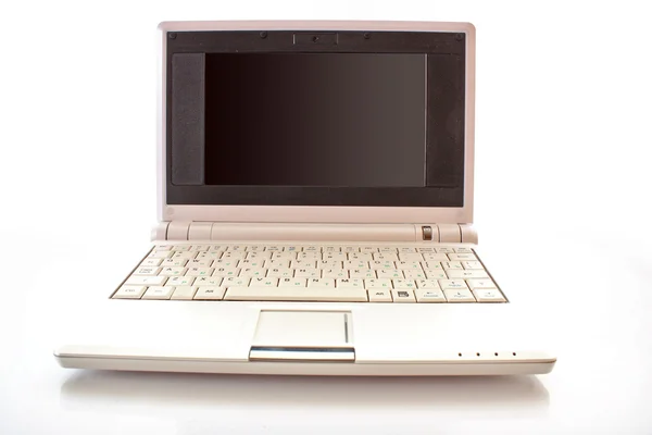 Laptop isolato sullo sfondo bianco — Foto Stock