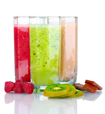 lekker fruit smoothies en vruchten