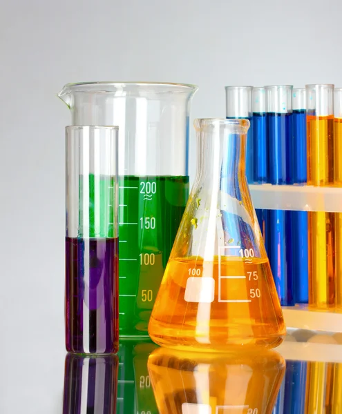Test tubes in the laboratory — Stock Photo, Image