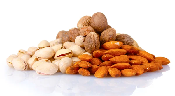 Verscheidenheid van noten — Stockfoto