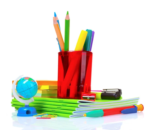 Ceruza és a tollak, a tulajdonos és a vonal — Stock Fotó