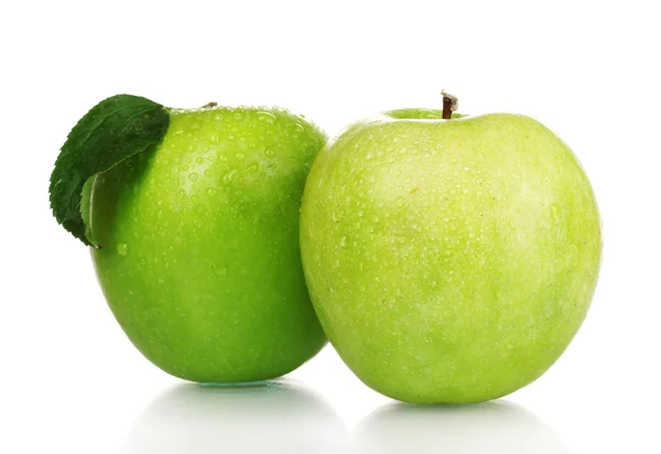 Группа свежих спелых яблок — стоковое фото