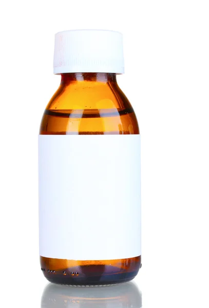 Vloeibare geneeskunde in glazen fles — Stockfoto