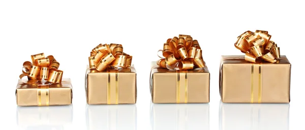 Güzel altın hediye — Stok fotoğraf