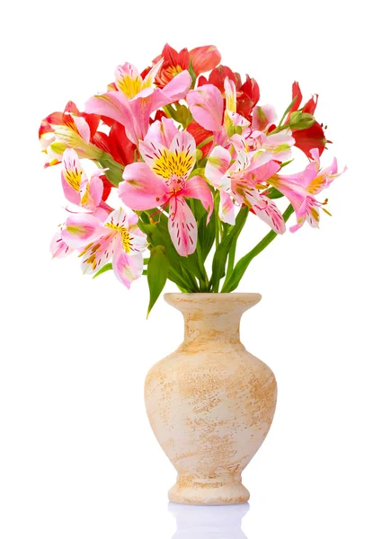 美しい花束花瓶 — Stock fotografie