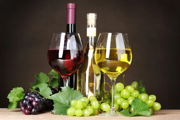 Uva & vinho — Fotografia de Stock