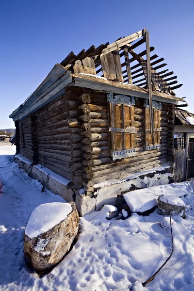 stock image Abandoned country-house