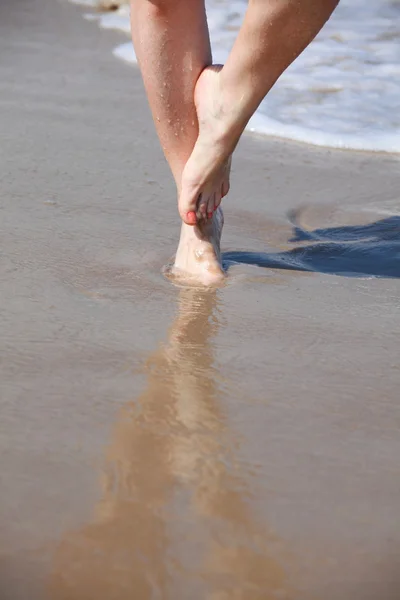 Ładne nogi w wodzie — Zdjęcie stockowe