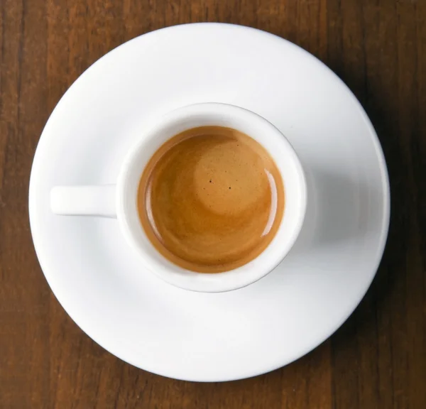 浓缩咖啡中杯咖啡 — 图库照片