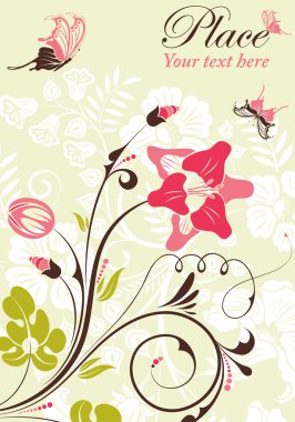 Flower frame clipart