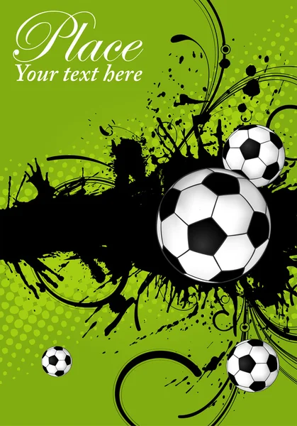 Soccer Ball theme — Stock Vector