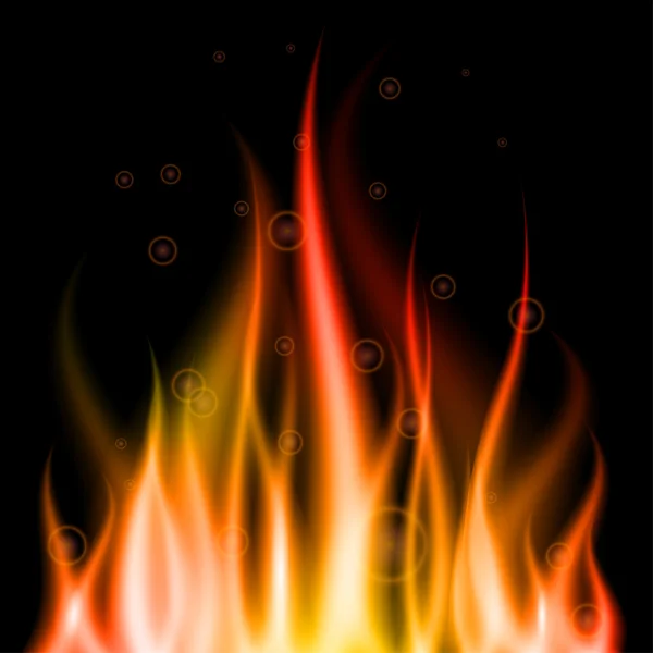 Fondo fuoco — Vettoriale Stock