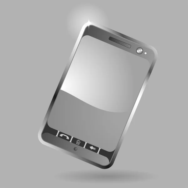 Icona del telefono in vetro — Vettoriale Stock