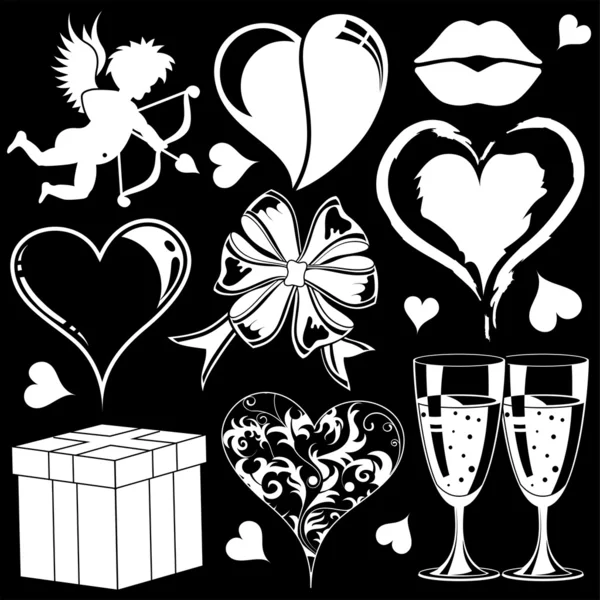 Collection Saint-Valentin — Image vectorielle