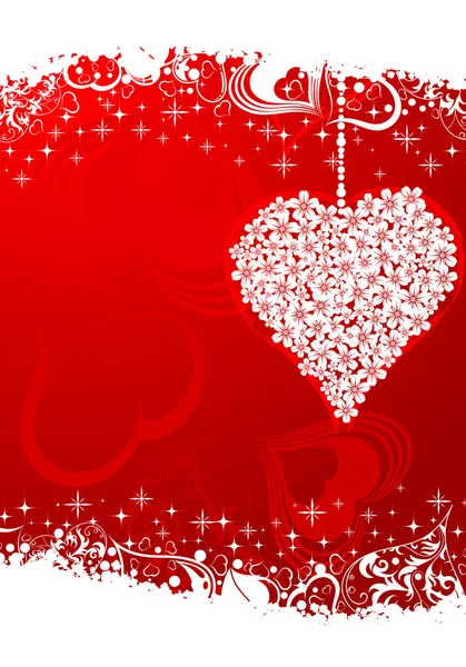 Valentines Day frame — Stock Vector