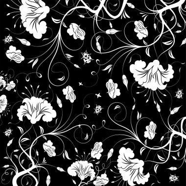 Floral texture clipart