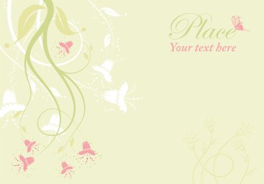 Flower frame clipart