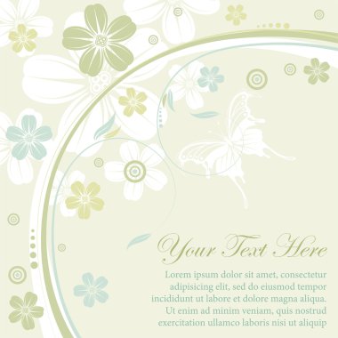 Flower frame clipart