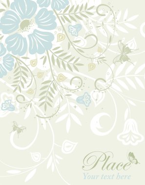 Flower frame clipart