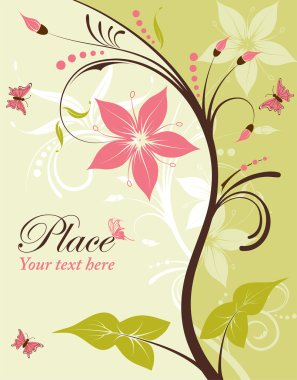 Flower frame clipart