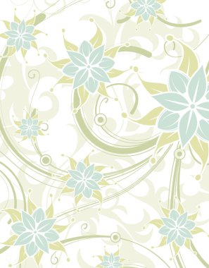 Floral background clipart