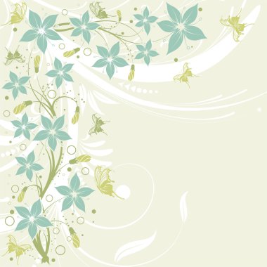 Flower frame clipart