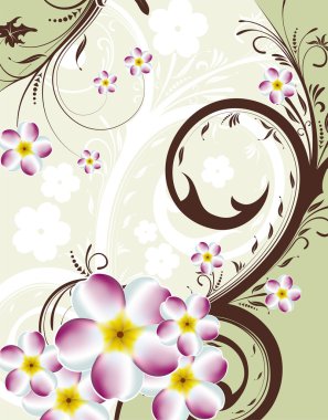 Floral background clipart