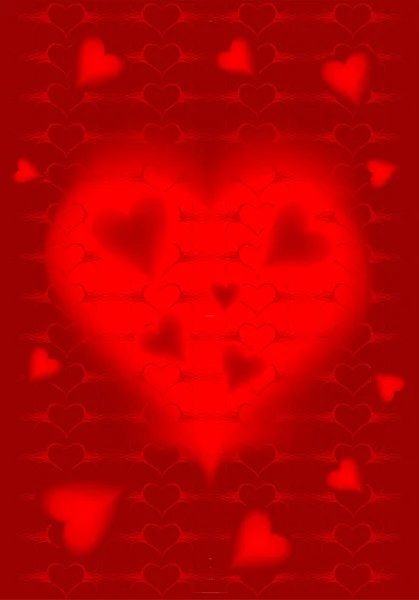 Сердце Валентины — стоковый вектор