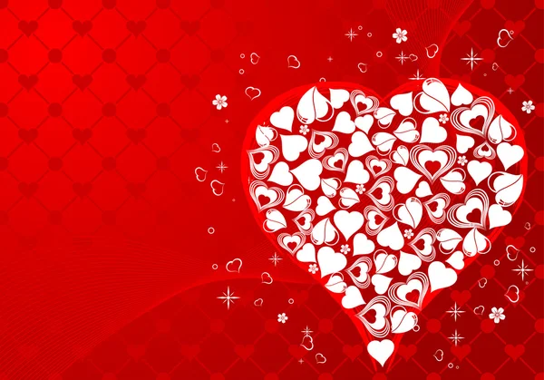 Valentines Day background — Stock Vector