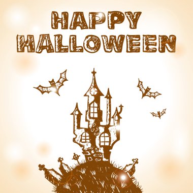 Halloween doodle clipart