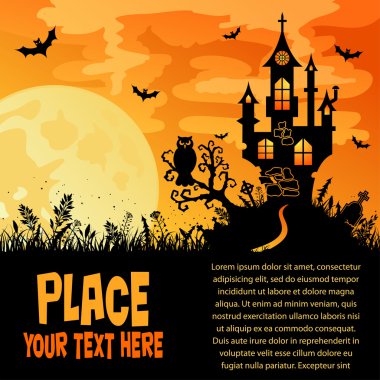 Halloween background clipart