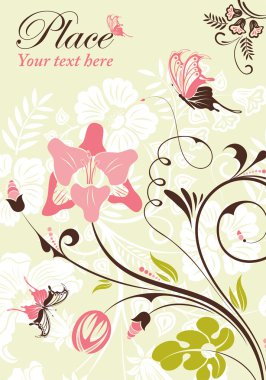 Flower frame clipart