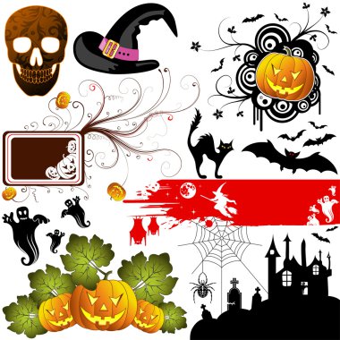 Halloween set clipart