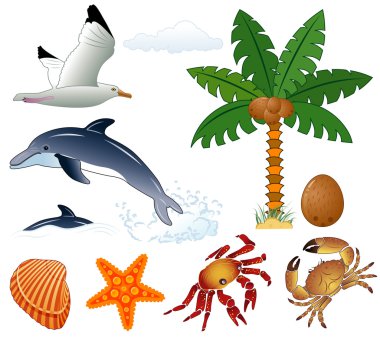 Element for design (summer, sea) clipart