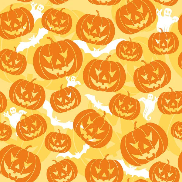 Halloween naadloze achtergrond — Stockvector
